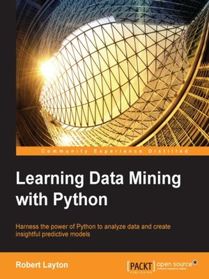 cover image of Learning Data Mining with Python
